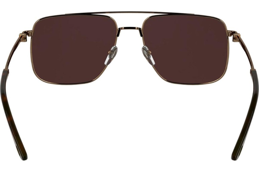 Okulary przeciwsłoneczne Lacoste L272S 750 Kwadratowe Złote