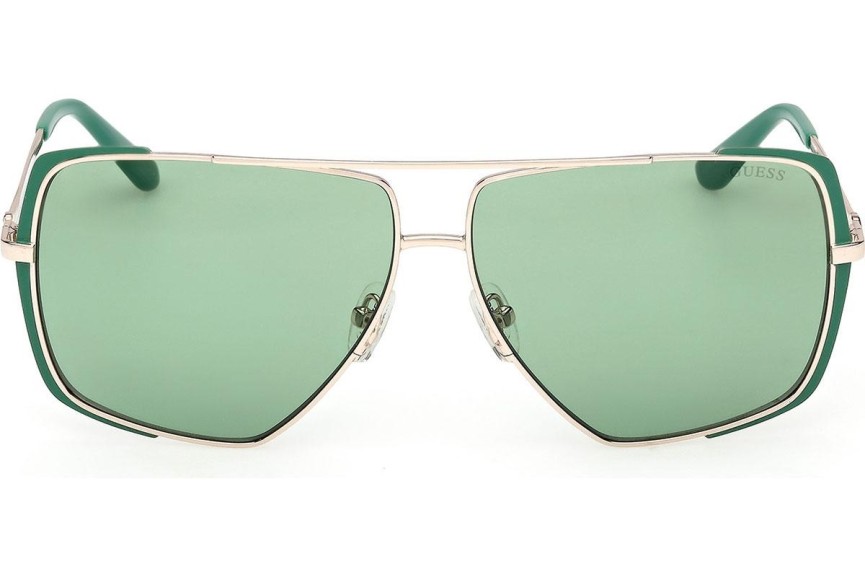 Okulary przeciwsłoneczne Guess GU00220 97N Kocie oczy Zielone
