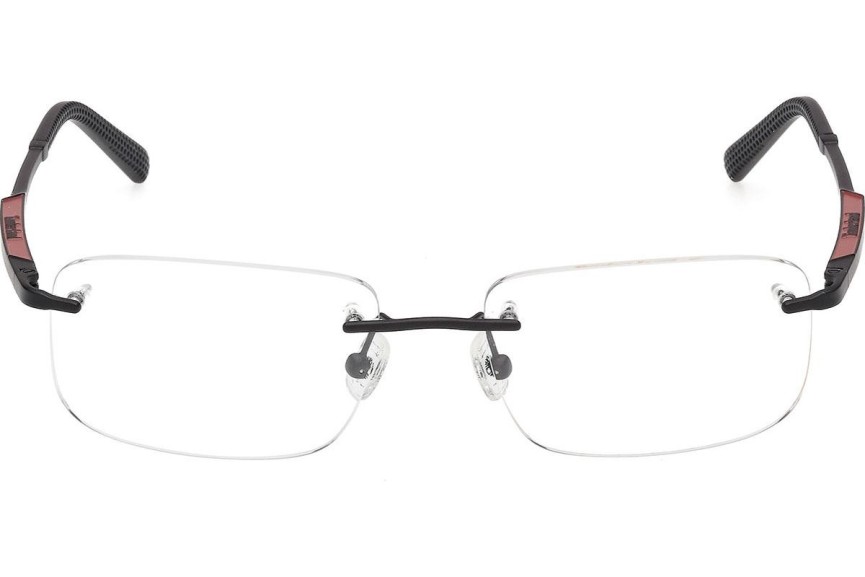 Okulary korekcyjne Timberland TB50075 002 Prostokątne Czarne