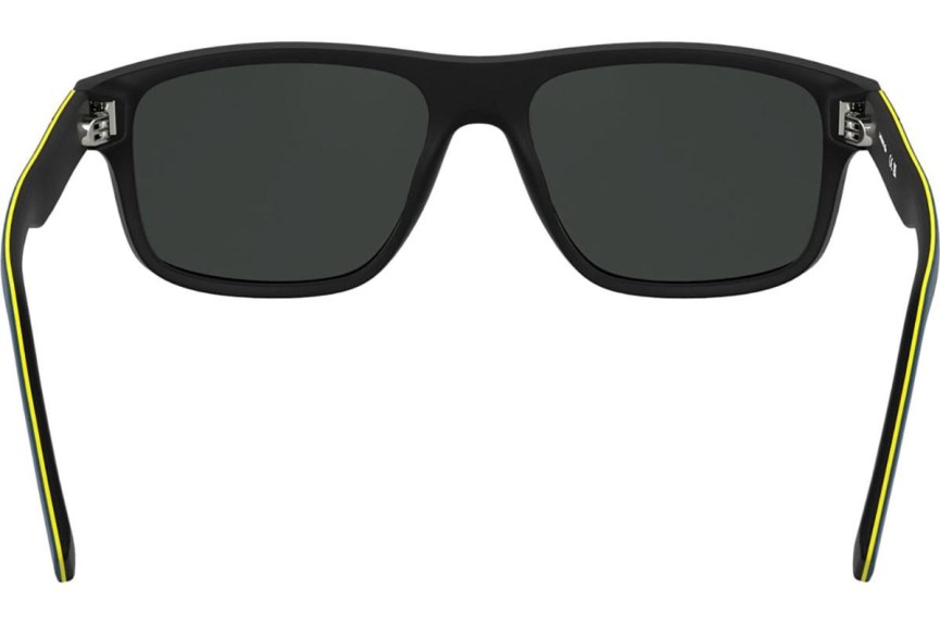 Okulary przeciwsłoneczne Lacoste L6057S 002 Prostokątne Czarne