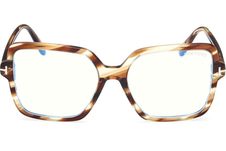 Okulary korekcyjne Tom Ford FT6063-B 055 Kwadratowe Havana