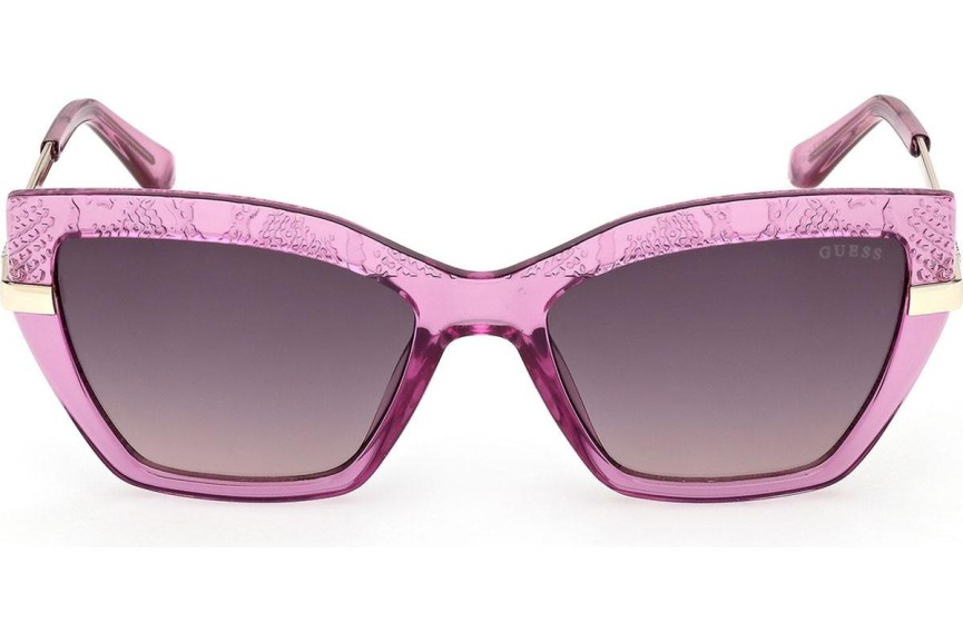 Okulary przeciwsłoneczne Guess GU00216 81B Kocie oczy Fioletowe