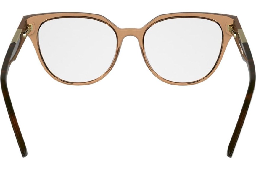 Okulary korekcyjne Lacoste L2982 204 Kocie oczy Brązowe
