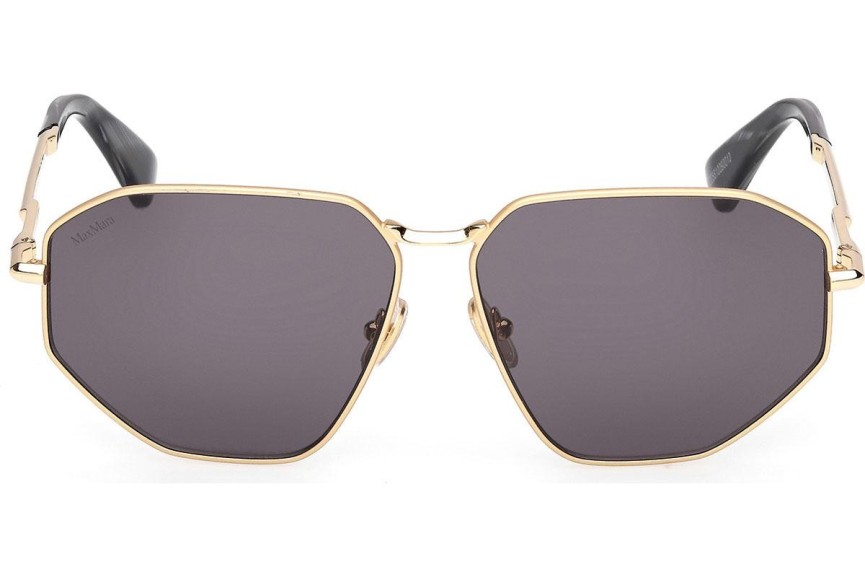 Okulary przeciwsłoneczne Max Mara Miller 4 MM0143 30A Kocie oczy Złote