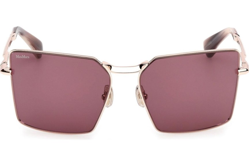 Okulary przeciwsłoneczne Max Mara Miller 3 MM0135 28Y Kwadratowe Złote