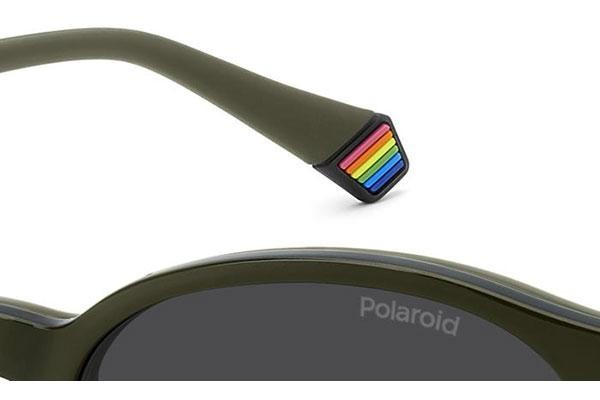 Okulary korekcyjne Polaroid PLD6137/CS TBO/M9 Okrągłe Zielone