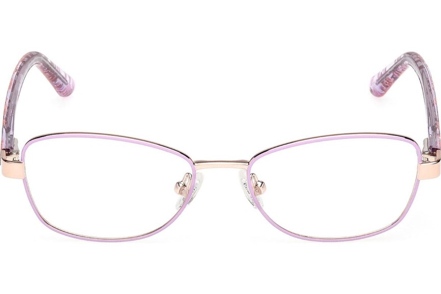 Okulary korekcyjne Guess GU50266 079 Prostokątne Fioletowe