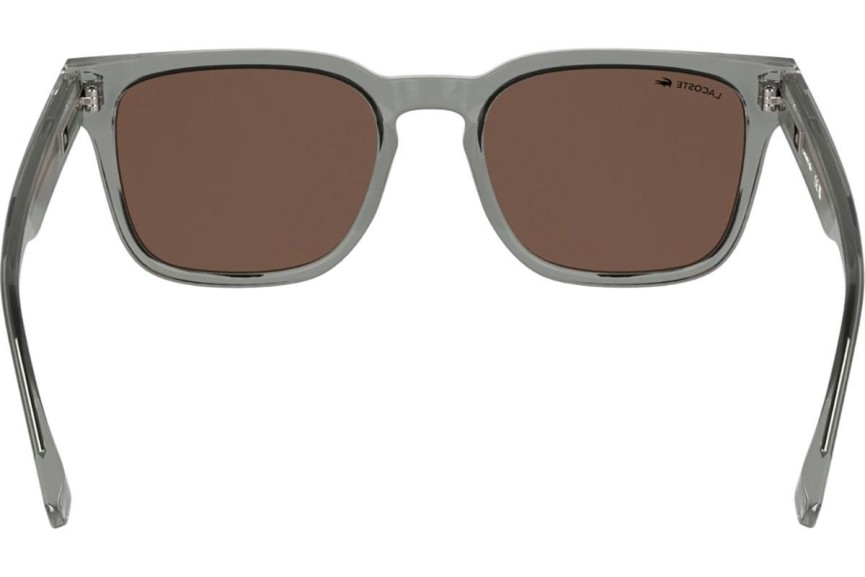 Okulary przeciwsłoneczne Lacoste L6065S 038 Kwadratowe Szare