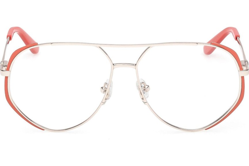 Okulary korekcyjne Guess GU50247 043 Pilotki (Aviator) Pomarańczowe