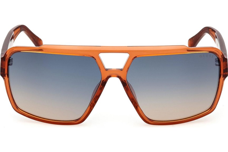 Okulary przeciwsłoneczne Guess GU00223 42X Prostokątne Pomarańczowe