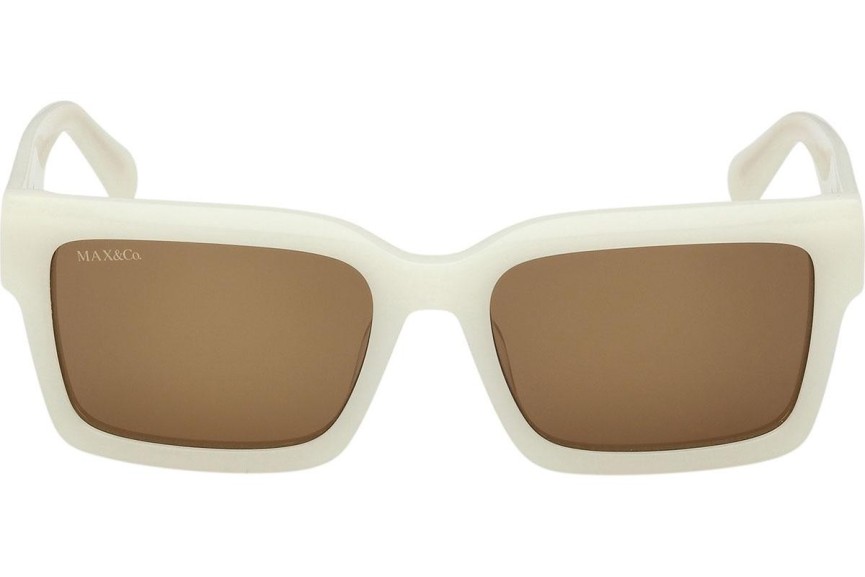 Okulary przeciwsłoneczne Max&Co. MO0132 25J Prostokątne Białe