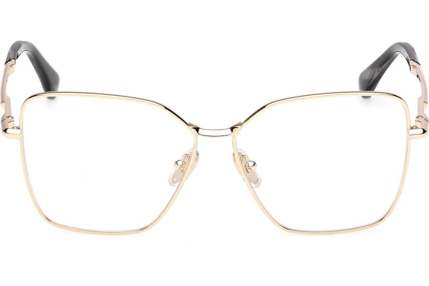 Okulary korekcyjne Max Mara MM5187 032 Kocie oczy Złote