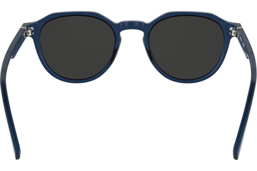 Okulary przeciwsłoneczne Lacoste L6052S 410 Okrągłe Niebieskie