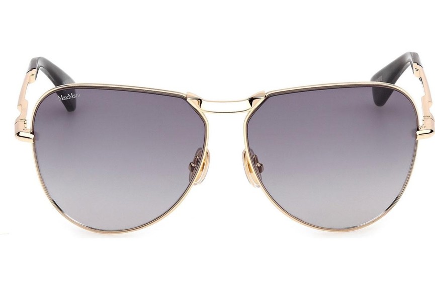 Okulary przeciwsłoneczne Max Mara Miller 2 MM0134 30B Pilotki (Aviator) Złote
