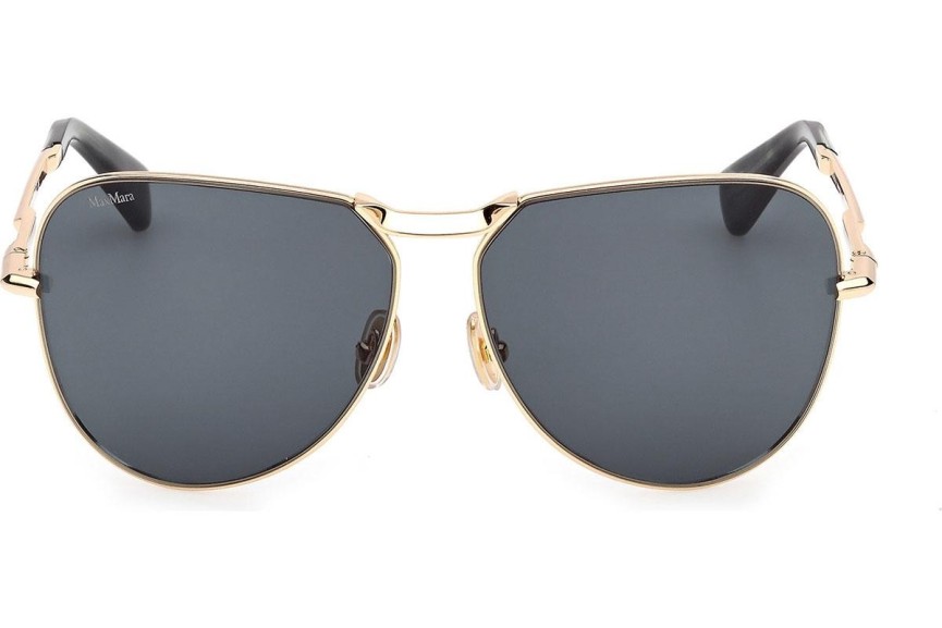 Okulary przeciwsłoneczne Max Mara Miller 2 MM0134 30N Pilotki (Aviator) Złote