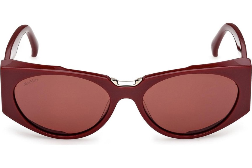 Okulary przeciwsłoneczne Max Mara Spark 10 MM0160 69S Kocie oczy Czerwone