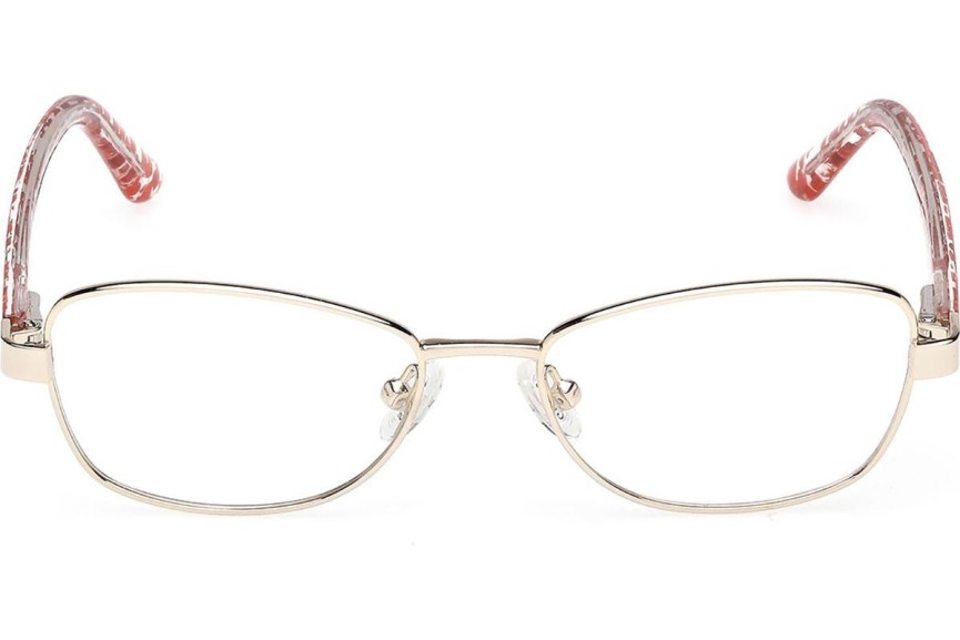 Okulary korekcyjne Guess GU50266 033 Prostokątne Złote