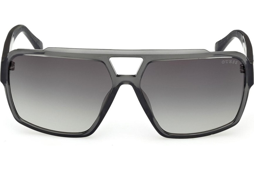 Okulary przeciwsłoneczne Guess GU00223 20B Prostokątne Szare