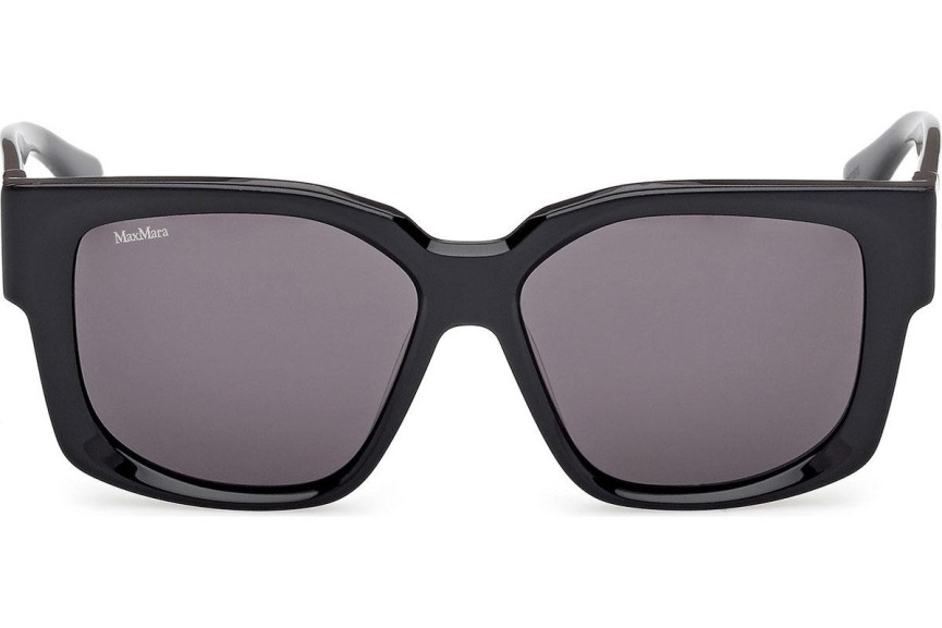 Okulary przeciwsłoneczne Max Mara Glimpse 7 MM0145 01A Kwadratowe Czarne