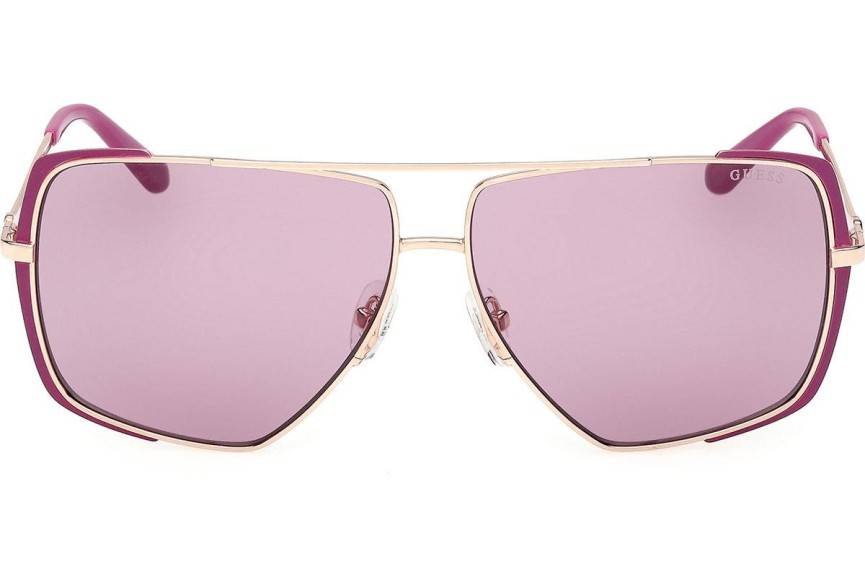 Okulary przeciwsłoneczne Guess GU00220 82Y Kocie oczy Fioletowe