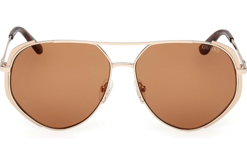 Okulary przeciwsłoneczne Guess GU00219 32E Pilotki (Aviator) Złote