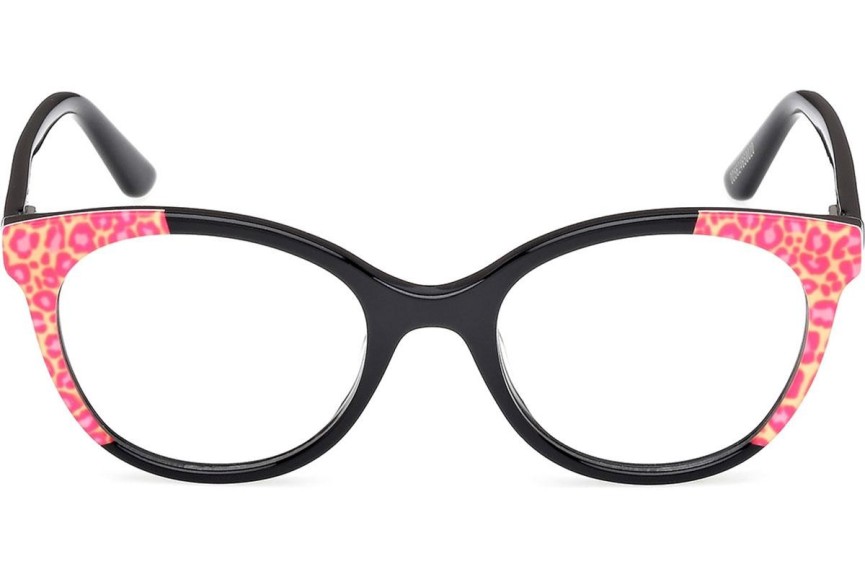 Okulary korekcyjne Guess GU50267 005 Kocie oczy Czarne