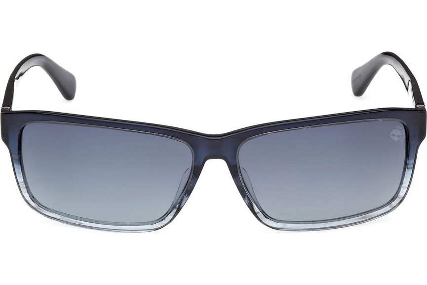 Okulary przeciwsłoneczne Timberland TB00053 92D Polarized Prostokątne Niebieskie