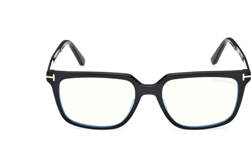 Okulary korekcyjne Tom Ford FT6039-B 001 Prostokątne Czarne
