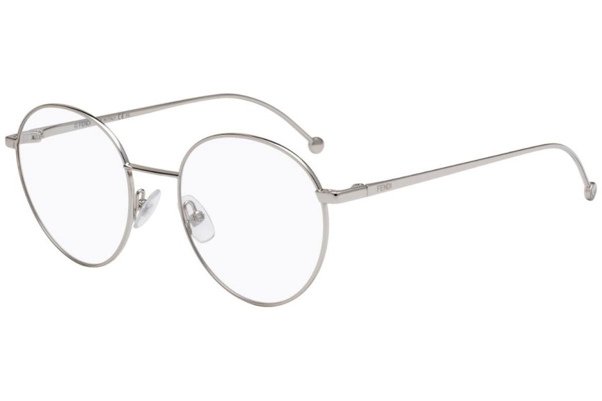 Okulary korekcyjne Fendi FF0353 010 Okrągłe Srebrne