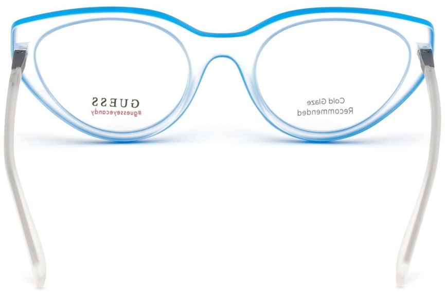 Okulary korekcyjne Guess GU3058 092 Owalne Niebieskie