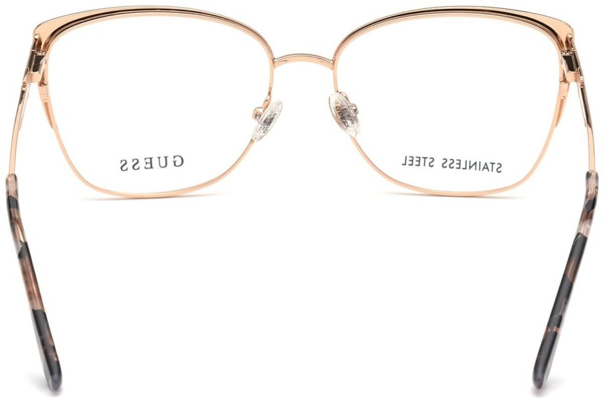 Okulary korekcyjne Guess GU2814 058 Kwadratowe Złote