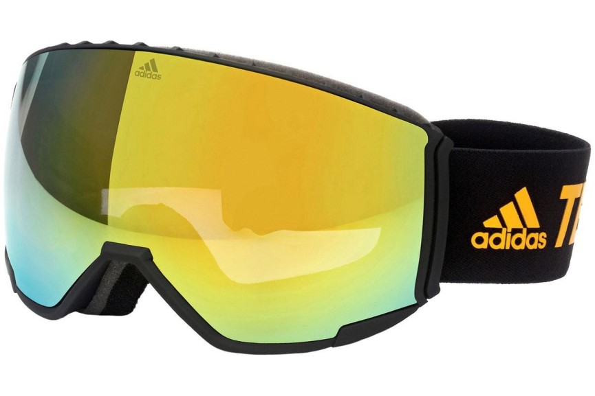 Gogle narciarskie Adidas Sport SP0039 02L Pojedyncze | Shield Czarne