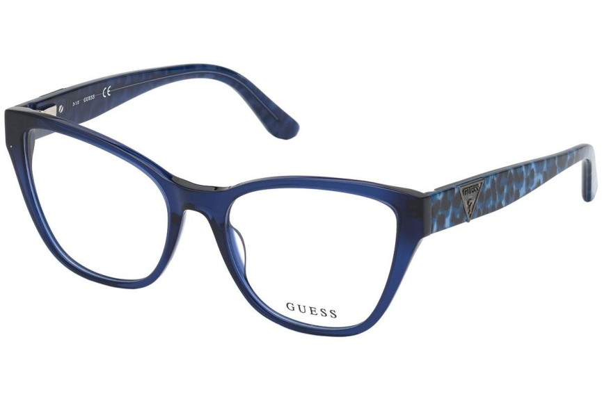 Okulary korekcyjne Guess GU2828 092 Kwadratowe Niebieskie