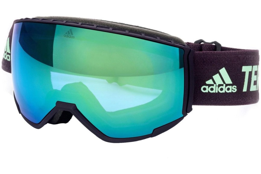 Gogle narciarskie Adidas Sport SP0039 92Q Pojedyncze | Shield Niebieskie