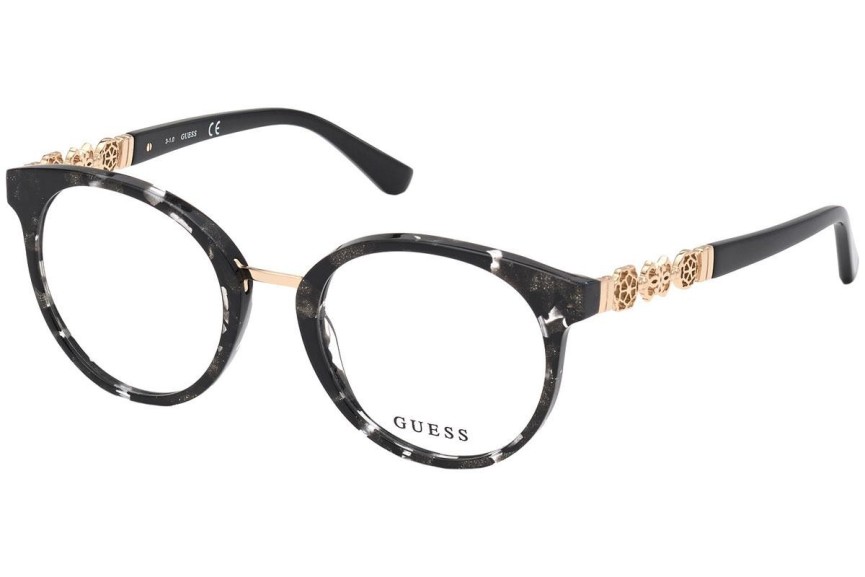 Okulary korekcyjne Guess GU2834 005 Okrągłe Czarne