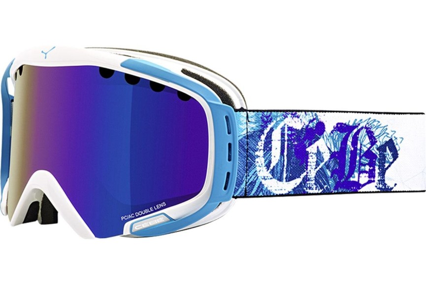 Gogle narciarskie Cebe Hurricane M CBG22 Pojedyncze | Shield Niebieskie