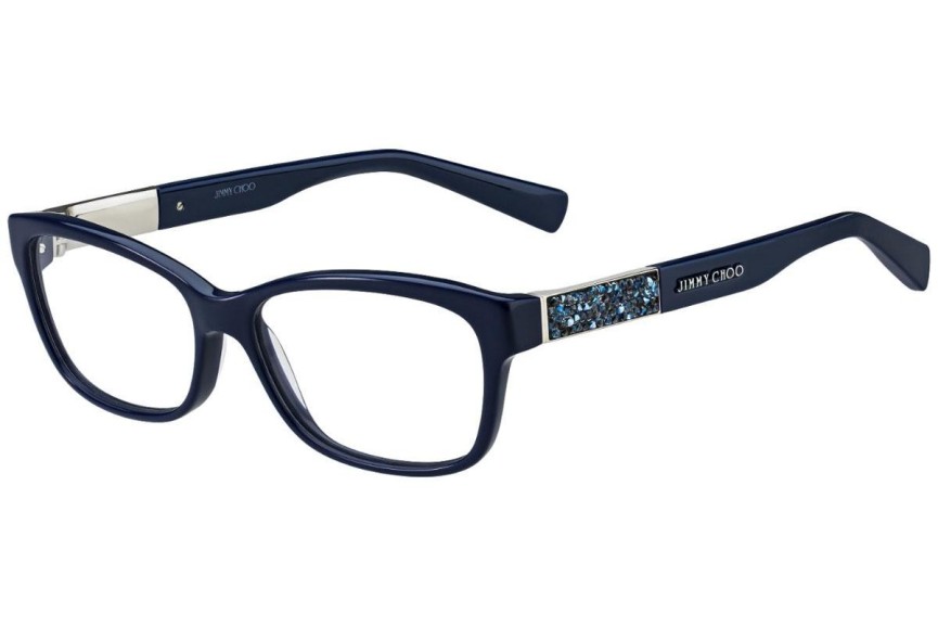 Okulary korekcyjne Jimmy Choo JC110 2KV Kwadratowe Niebieskie