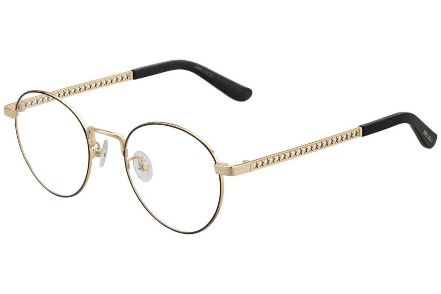 Okulary korekcyjne Jimmy Choo JC210/F 807 Okrągłe Czarne