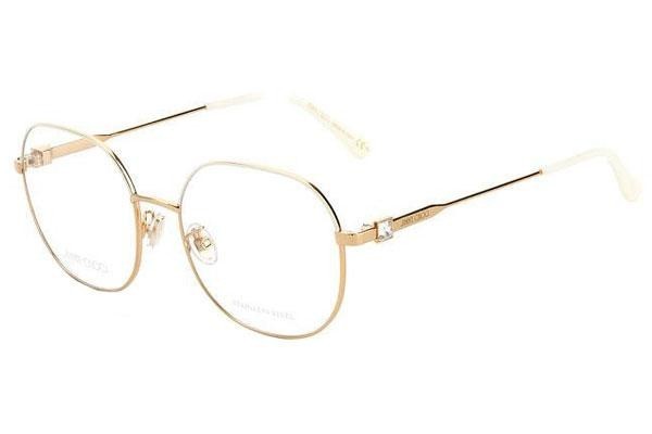 Okulary korekcyjne Jimmy Choo JC305/G IJS Okrągłe Złote