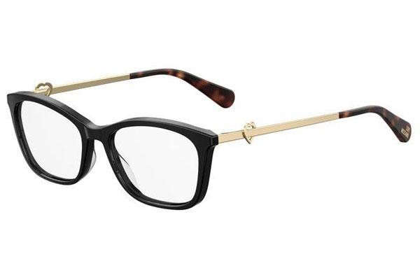 Okulary korekcyjne Love Moschino MOL528 807 Prostokątne Czarne