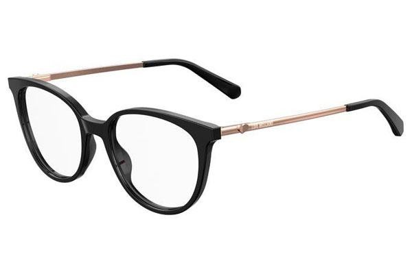 Okulary korekcyjne Love Moschino MOL549 807 Okrągłe Czarne