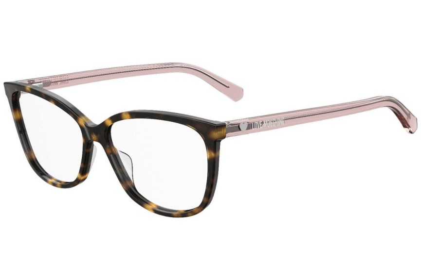 Okulary korekcyjne Love Moschino MOL546 086 Prostokątne Havana