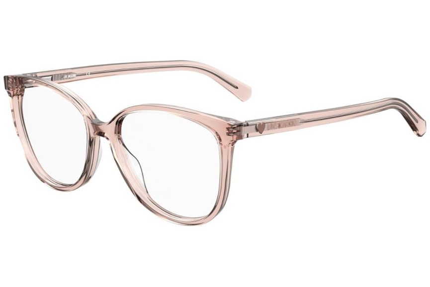 Okulary korekcyjne Love Moschino MOL558/TN FWM Okrągłe Różowe
