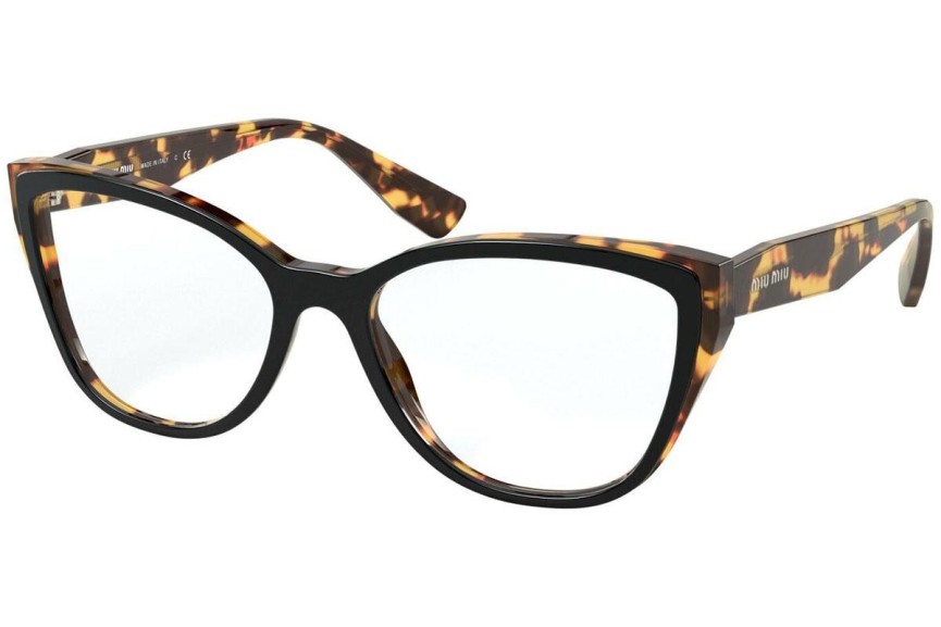 Okulary korekcyjne Miu Miu MU04SV 3891O1 Kocie oczy Czarne