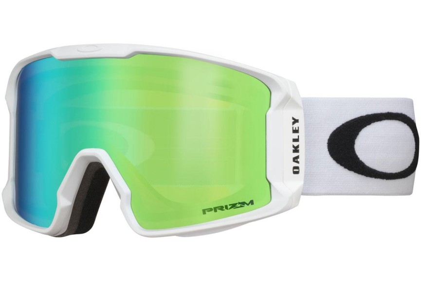 Gogle narciarskie Oakley Line Miner L OO7070-14 PRIZM Pojedyncze | Shield Białe