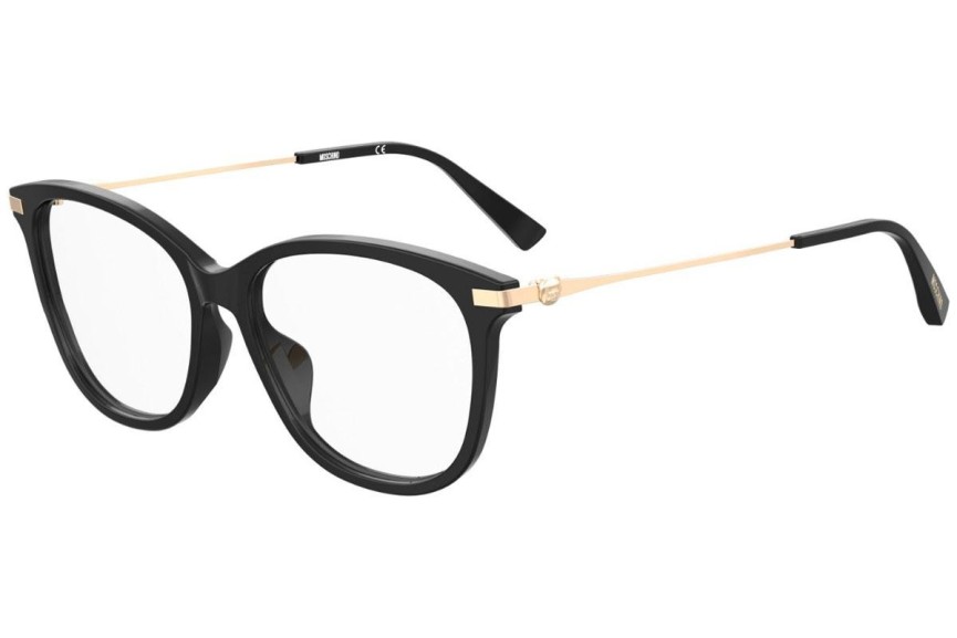 Okulary korekcyjne Moschino MOS579/F 807 Kwadratowe Czarne