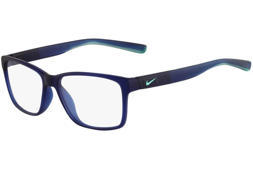 Okulary korekcyjne Nike 7091 411 Kwadratowe Niebieskie