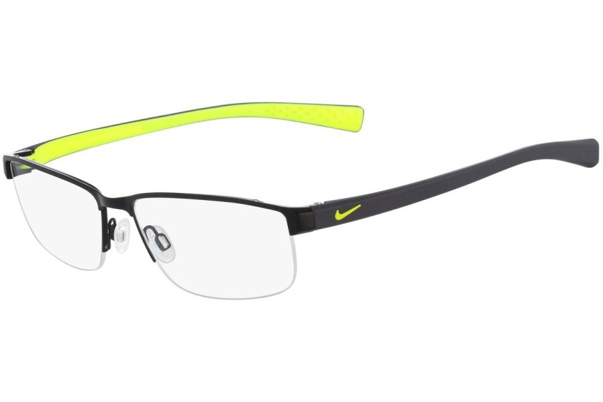 Okulary korekcyjne Nike 8098 015 Prostokątne Czarne