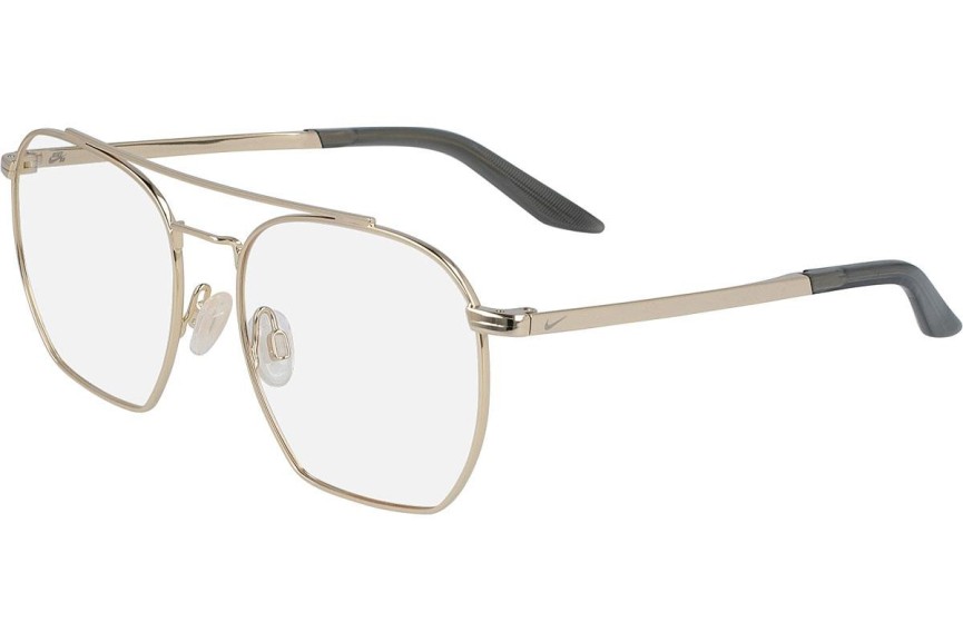 Okulary korekcyjne Nike 8210 710 Kwadratowe Złote