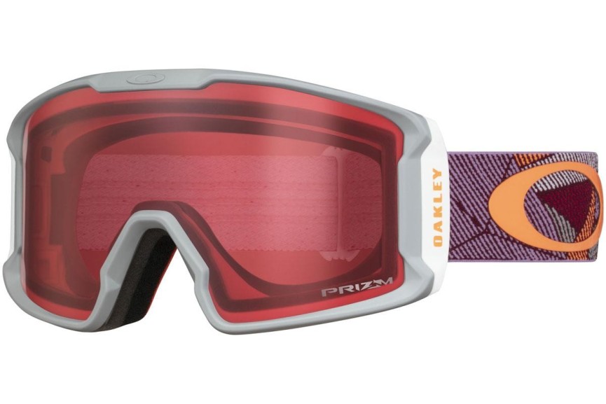 Ochelari de schi Oakley Line Miner XM OO7093-15 PRIZM Lentilă unică | Shield Gri